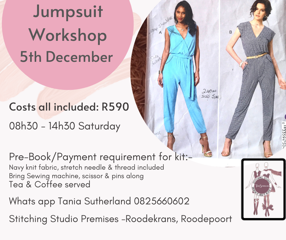 Sew jumpsuit Tania Sutherland