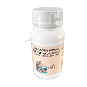 Collagen peptide powder capsules