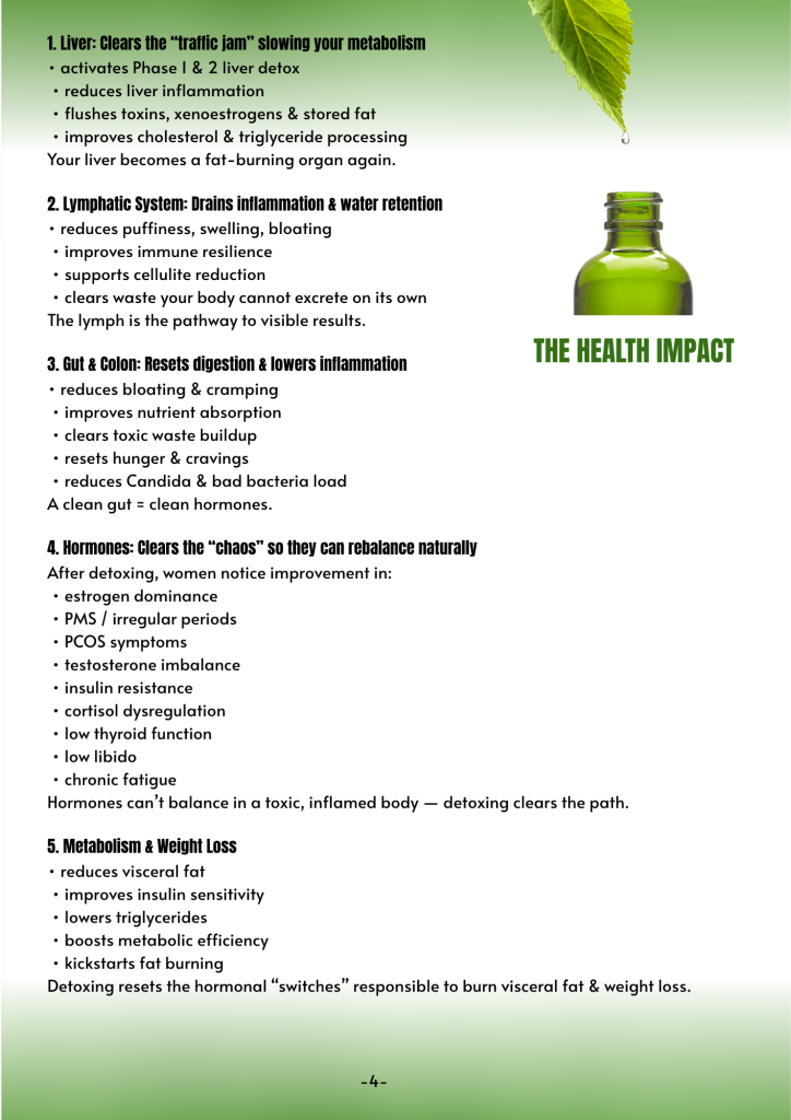 Detailed info about detoxing